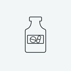 medicine bottle icon
