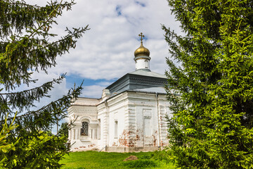 Church of Dmitry Solunsky, where General Bagration is buried near Yuryev-Polsky, Russia