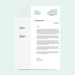 Professional Resume Cover Design Template