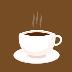 Coffee cup vector. Coffee cup logo design.