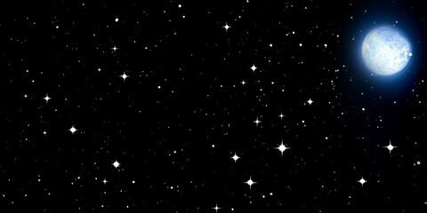 STARRY SKY  STOCK IMAGE BLACK BACK GROUND
