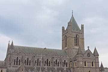 Fototapeta na wymiar Christ Church Cathedral, Dulblin, Ireland