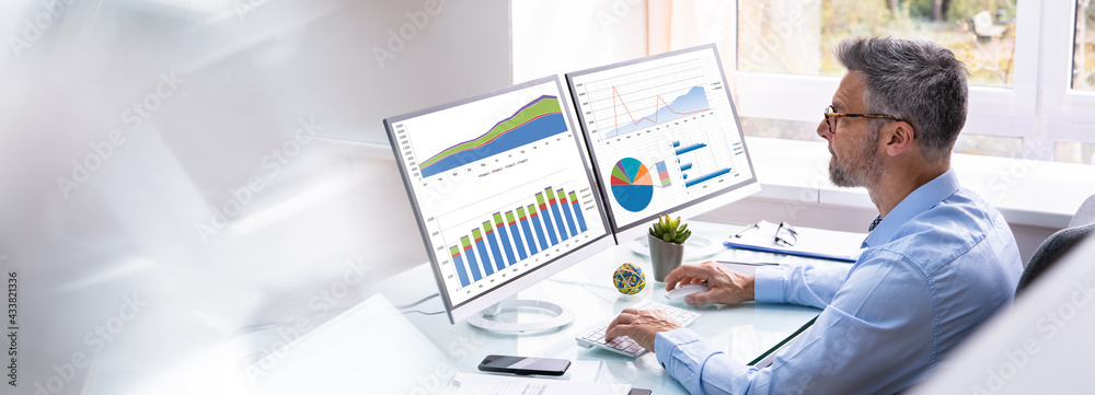 Poster Man Advisor Using Multiple Computer Monitors