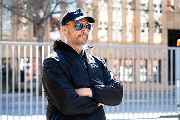 Security Guard Or Agent Standing