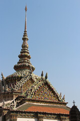 buddhist temple (wat phra kaeo) in bangkok in thailand