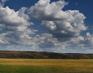 landscape with clouds