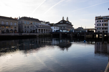 A nice and warm morning of spring 2021 in Zurich
