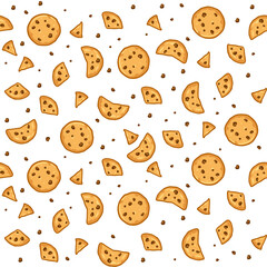 cookie and crumb repetitive pattern