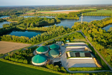 Umwelt Energieerzeugung Biomasse Biogasanlage regenerative Energie - co2 frei - emissionsfrei