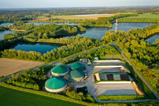 Umwelt Energieerzeugung Biomasse Biogasanlage regenerative Energie - co2 frei - emissionsfrei