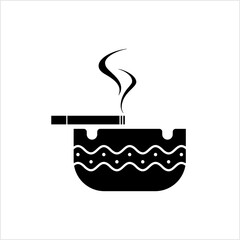 Ashtray Icon, Ashtray For Cigarette