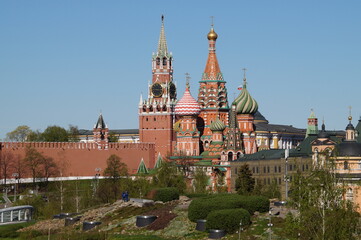 Fototapeta na wymiar moscow: saint basil cathedral 