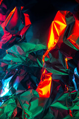 red and green background