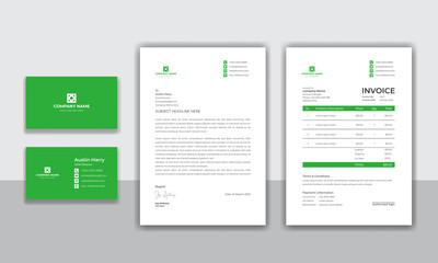 Corporate identity modern business stationery design