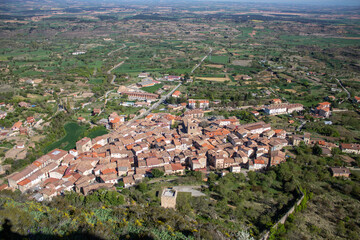 Spring flowers and landscapes in northern Spain
