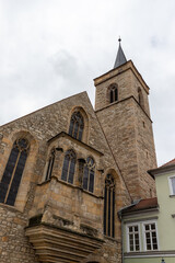 Fototapeta na wymiar View of the Ägidien church in Erfurt
