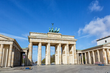 Berlin Brandenburger Tor Brandenburg Gate copyspace copy space in Germany
