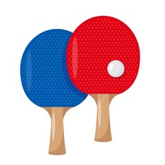 Ping Pong rackets or bats and Ball for Table Tennis