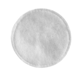 Fototapeta na wymiar Absorbent cotton wool pads, swabs, wadding isolated on white background with clipping path