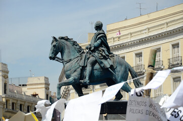 MOVIMIENTO 15-M 2011 PUERTA DEL SOL MADRID