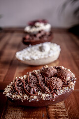 Gourmet Chocolate Easter eggs dessert
