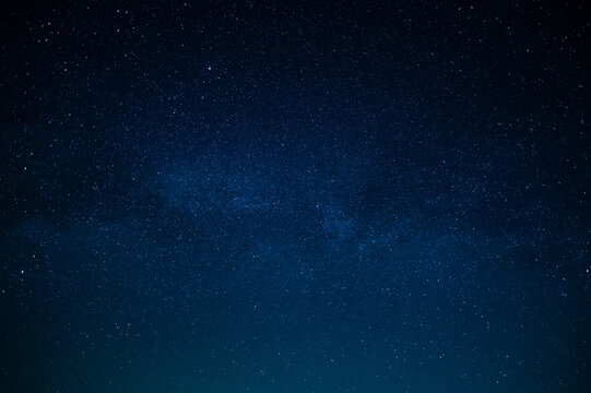 Night sky. Stars. Galaxy. Astronomy. Eternal silence. Majestic nature. Beautiful background. Wallpaper. Texture. Blank space for your signature.