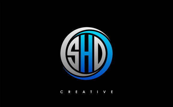 SHD Letter Initial Logo Design Template Vector Illustration