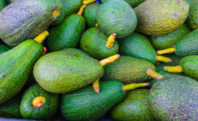 Avacados in the market at Olhao, Portugal 