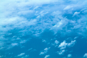 The clouds view from the aeroplane windows