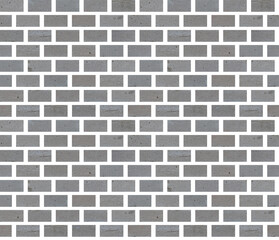 seamless texture of old white brick wall on white background