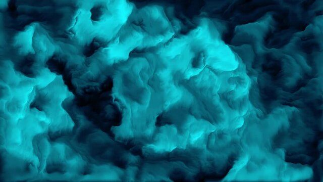 Clouds 3d render steam in abstract geometric shape. Ominous swamp fog with bizarre ghostly visions. Consequences powerful explosion with release toxic dust and fume surface.