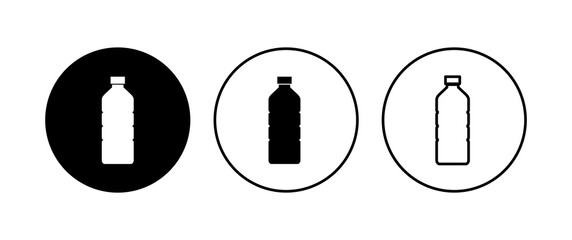 Bottle icon set. bottle vector icon