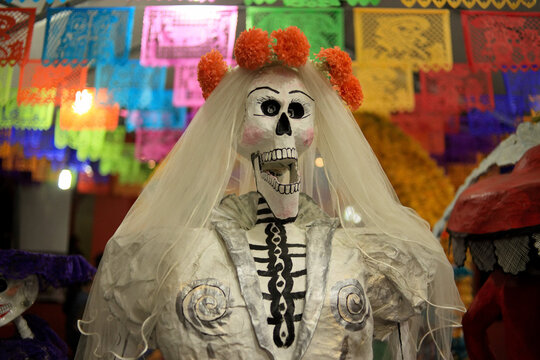 Bride , Dia de los muertos, Mexico City