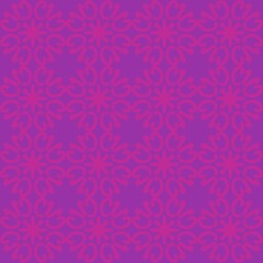 purple magenta violet lavender mandala art seamless pattern floral creative design background vector illustration
