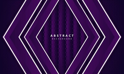 Abstract elegant dark purple on overlap layer background