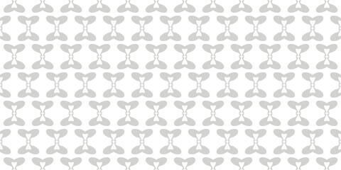 Fototapeta premium White background with simple decorative ornament, wallpaper. Seamless pattern, texture. Vector illustration for design.