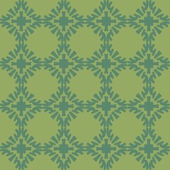 green olive mandala art seamless pattern floral creative design background vector illustration