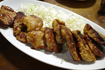 とても美味しい日本のトンテキ