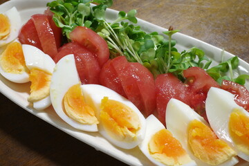 とても美味しい日本の野菜サラダ