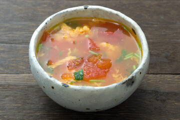 トマトと玉子のスープ