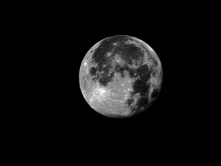 Fototapeta premium Ninety nine percent of full moon