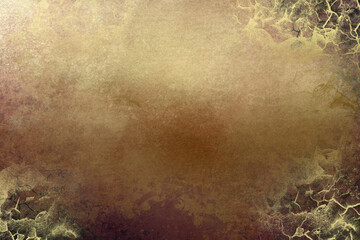 Golden Abstract  decorative paper texture  background  for  artwork  - Illustration

