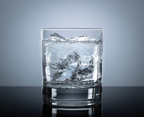Pouring soda in glass. glass with water and air water bubbles ,world water day,save water,