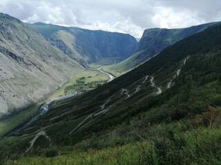 landscape in the mountains