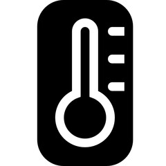 hot temperature icon vector