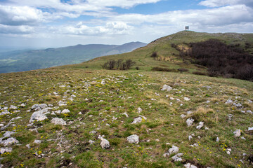 Fototapeta na wymiar Stol mountain in eastern Serbia, near the city of Bor