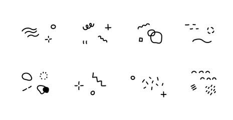 落書き 手描き風イラストのセット アイコン かわいい 吹き出し ハート 星 飾り 素材 Wall Mural Yugoro 落書き 手描き風イラストのセット アイコン かわいい 吹き出し ハート 星 飾り 素材 Wall Mural Yugoro