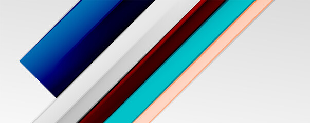 Color abstract lines trendy geometric background for business or technology presentation, internet poster or web brochure cover, wallpaper