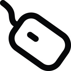Computer Mouse Bold Line Icon