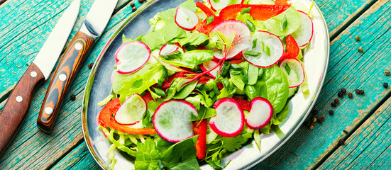 Summer vegan salad